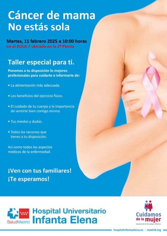 Cáncer de mama. No estás sola