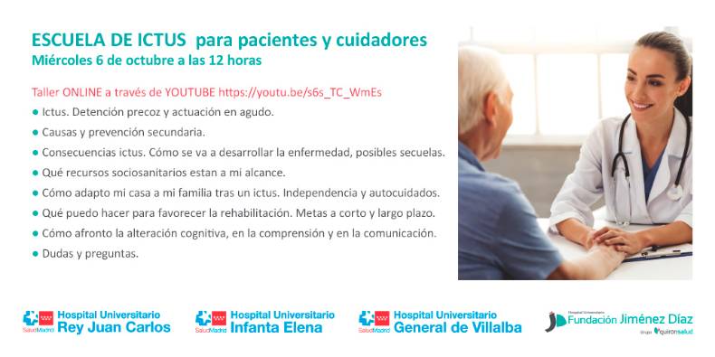 Escuela de ictus para pacientes y cuidadores