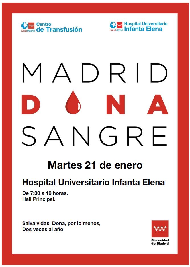 Cartel Madrid Dona Sangre